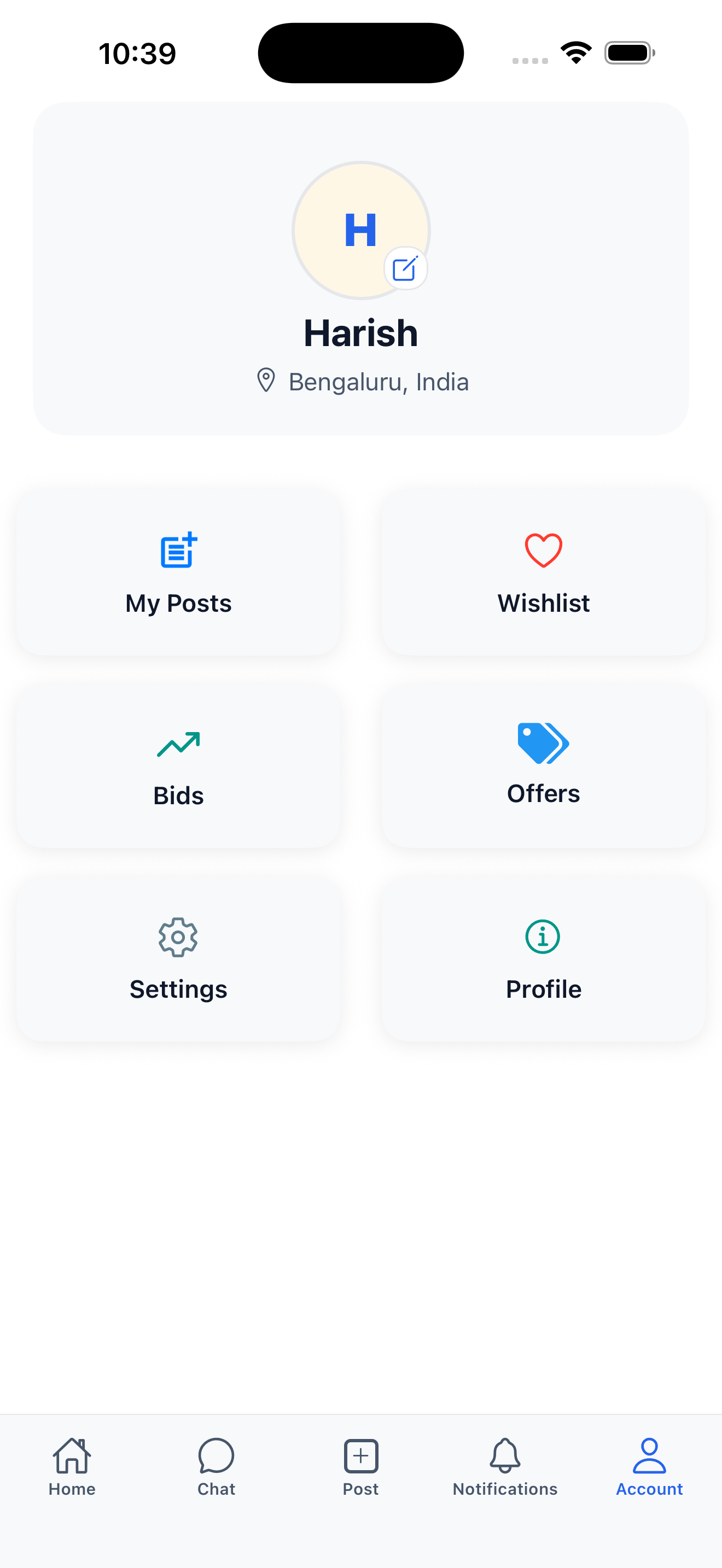 Notifications screenshot